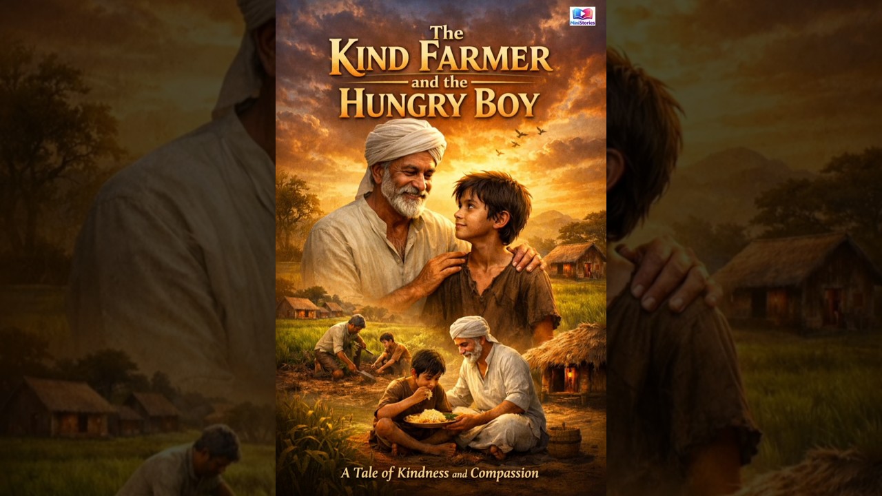 The Kind Farmer and the Hungry Boy | Village and Rural Life Stories | MiniStories