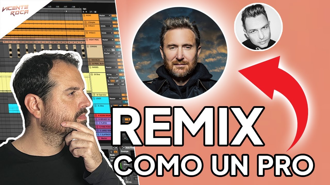 💿 Cómo Hacer Un REMIX en 2025 | Estilo Techno, House, Afro House en Ableton Live #produccionmusical