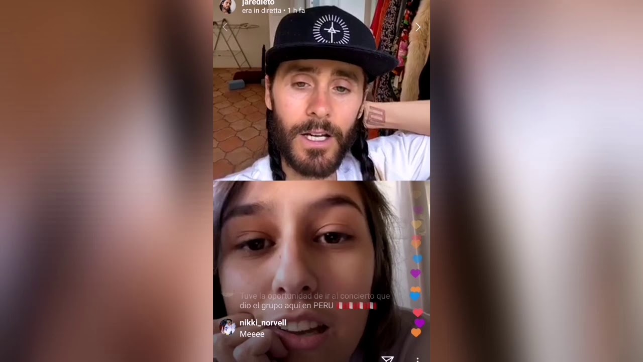 Jared Leto complete live ig 17/04/20