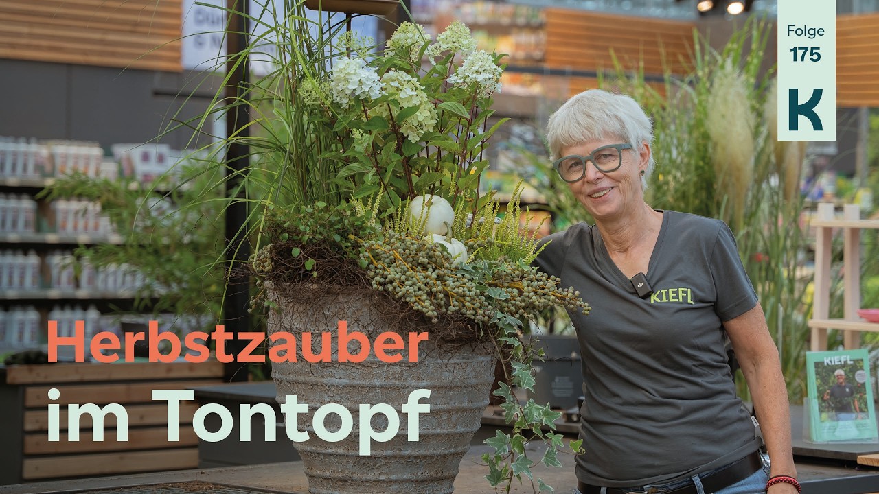 DIY Herbstbepflanzung im großen Outdoor‑Topf – Heide & Gräser 🌱💚