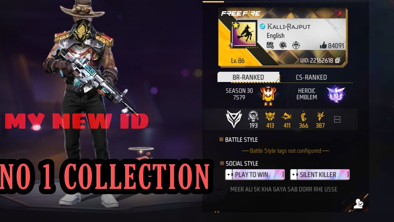 MY NEW ID  😱 OP COLLECTION FULL VIDEO ||#freefire #garenafreefire #viral #garenafreefiremax #iphone