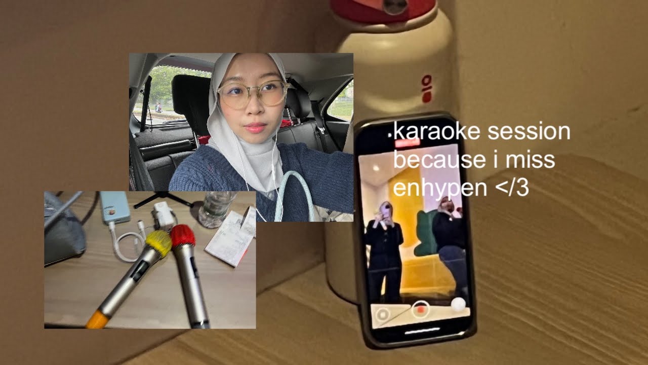 vlog | dragging my friend to the karaoke because i miss enhypen 