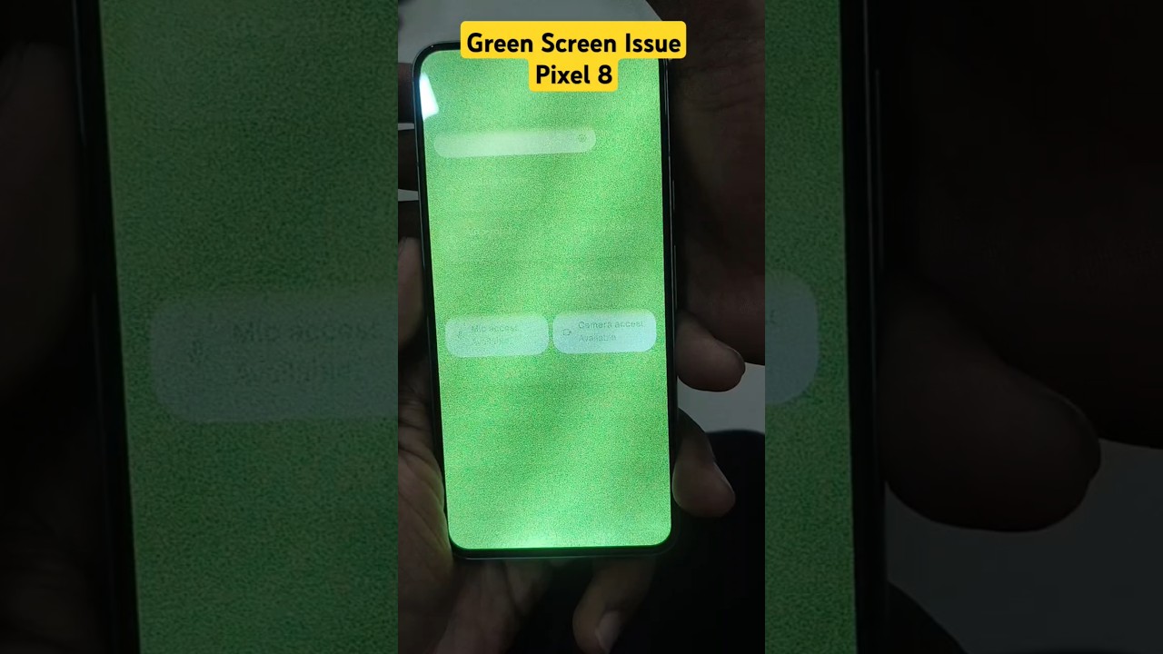 Green Screen Issue on Google Pixel 8 #shorts #pixel8 #googlepixel