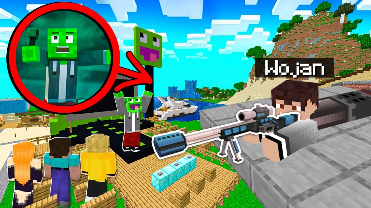 Jestem SNIPEREM na KONCERCIE PALIONA w Minecraft!