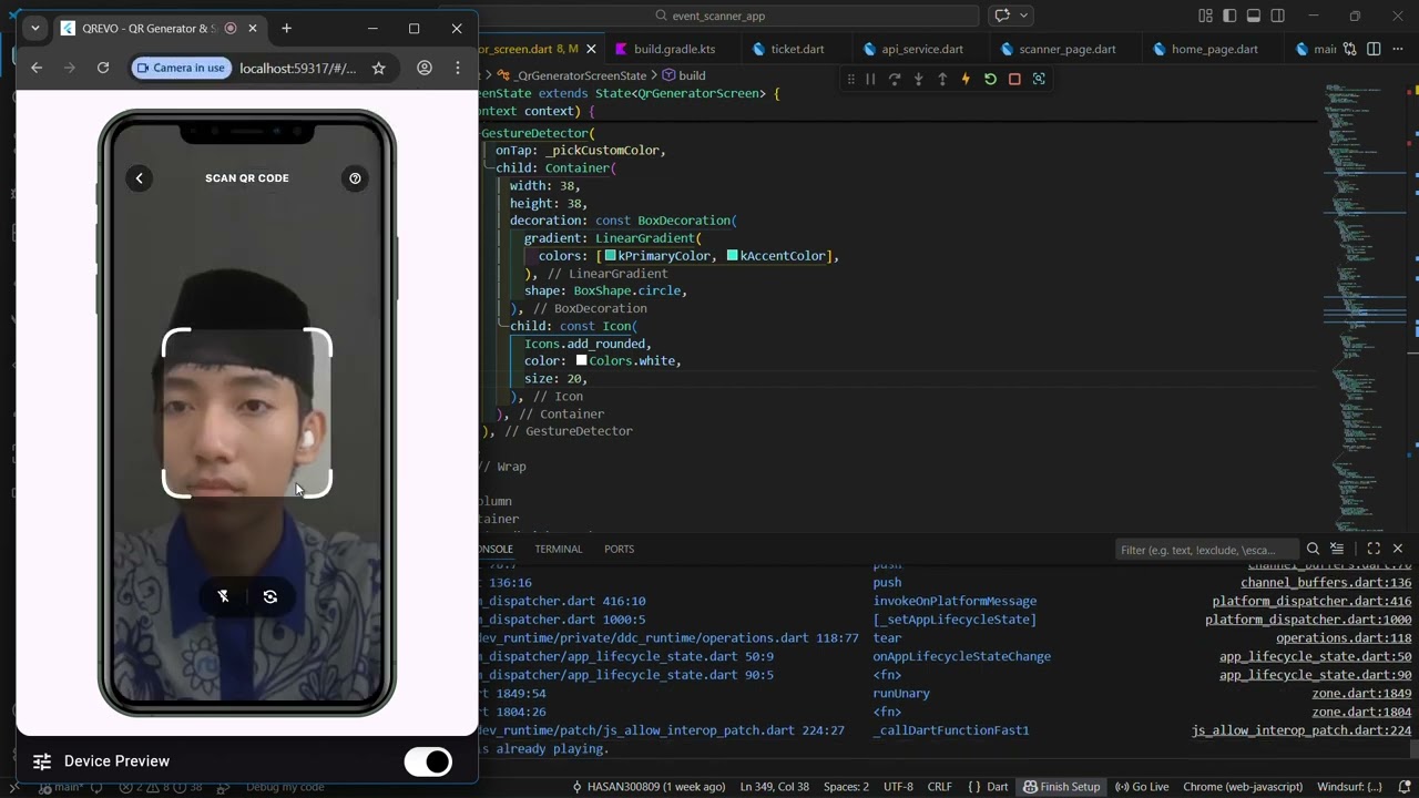Demo Video | Scanner App