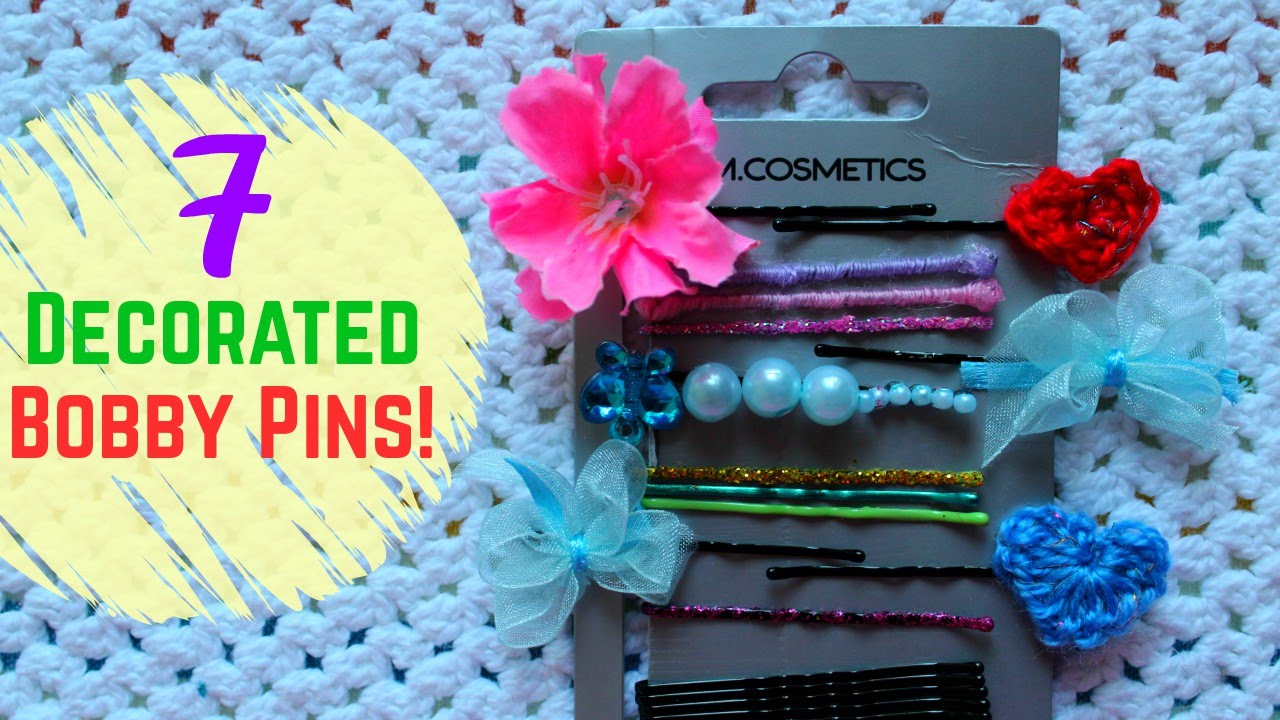 7 Different Ways to Decorate Bobby Pins