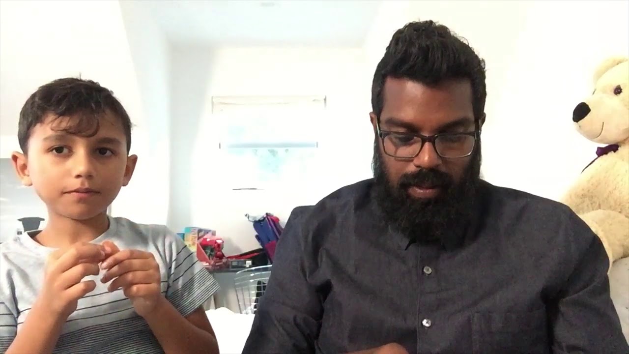 Romesh and Theo Unboxing Vegan Snacks