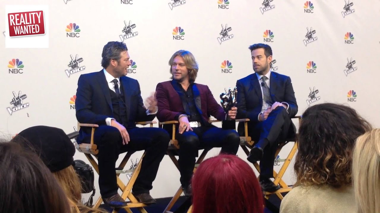 Craig Wayne Boyd backstage moments after winning The Voice