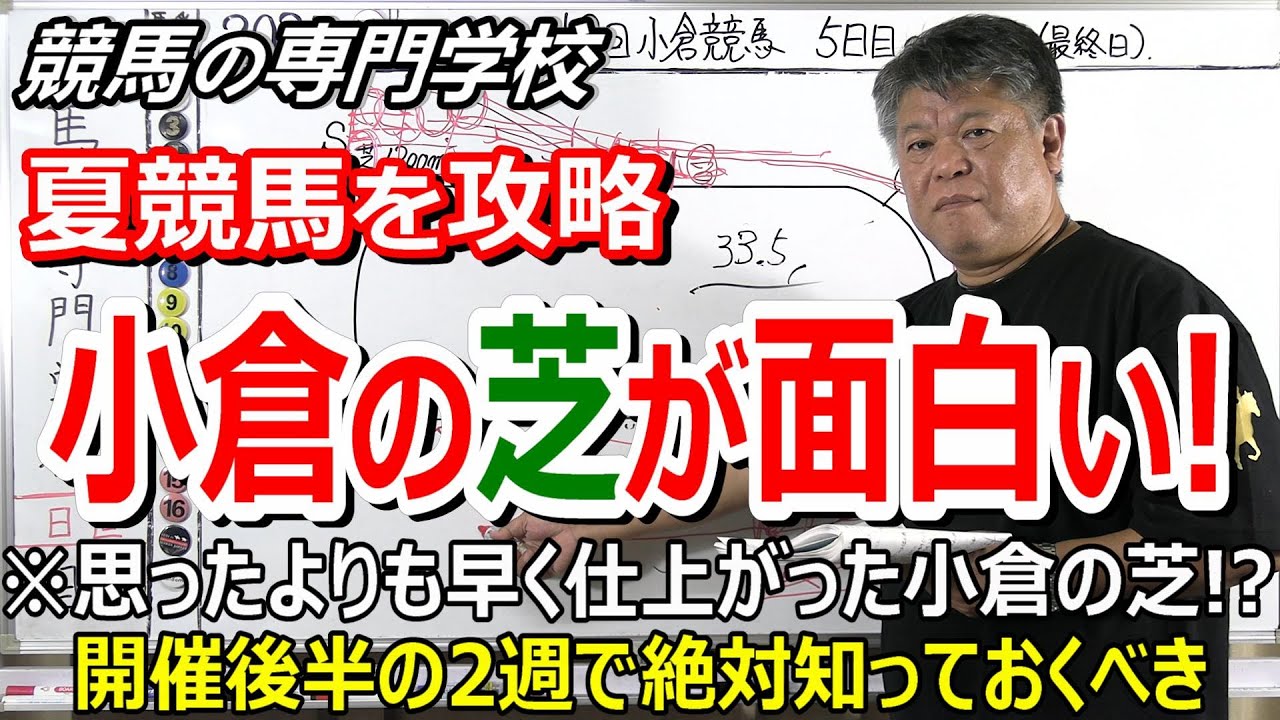 【小倉競馬】小倉開催後半は芝レースが絶対オススメ！