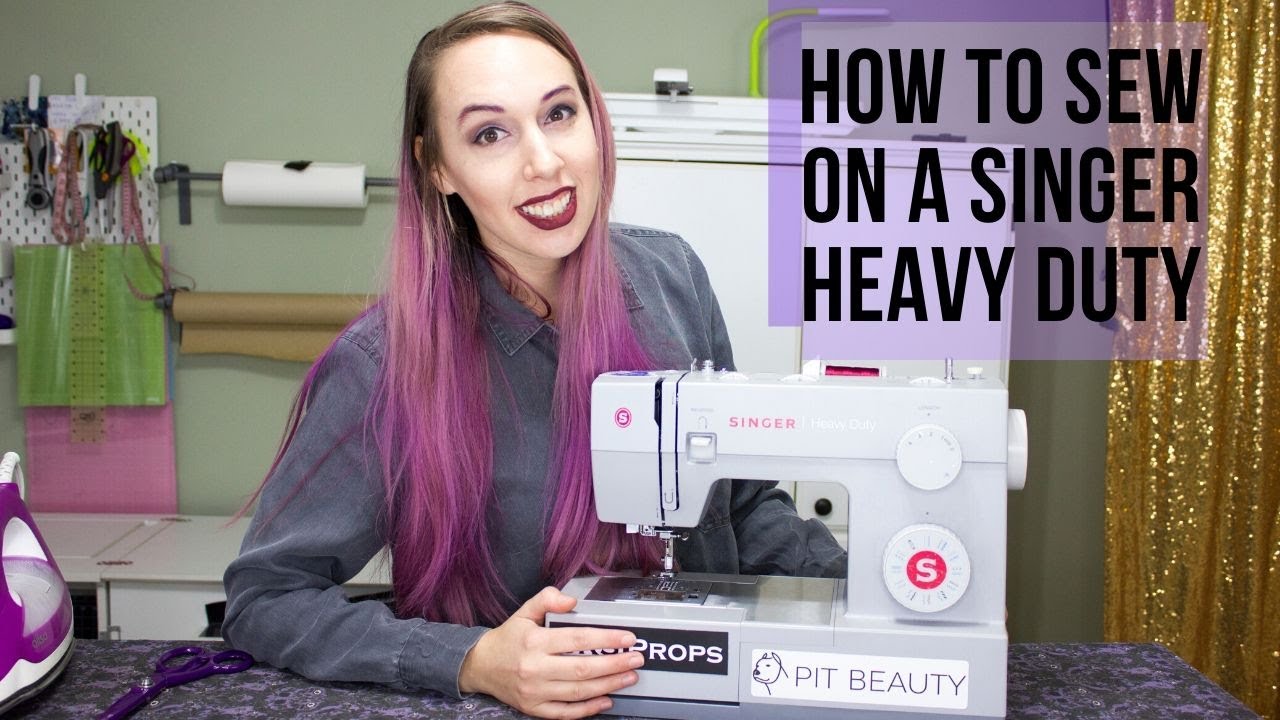 Как шить на машине Singer Heavy Duty