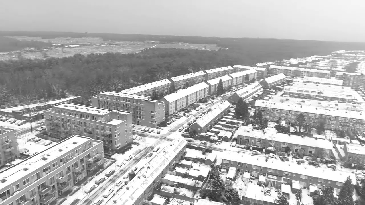 Hilversum in de sneeuw