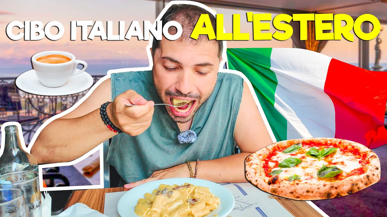 MANGIAMO CIBO ITALIANO all'ESTERO per 24 ORE!