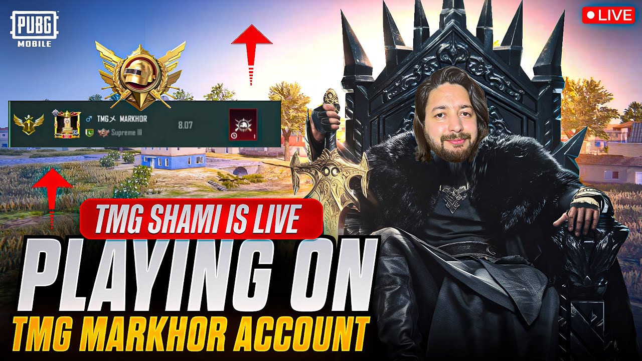 LETS GOR FOR TOP 1 ON TMG MARKHOR ACOUNT 🔥
