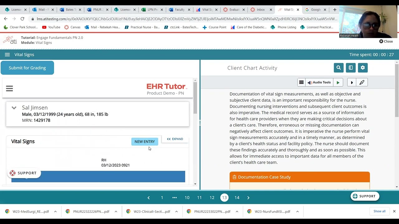 How to document in EHR in ATI