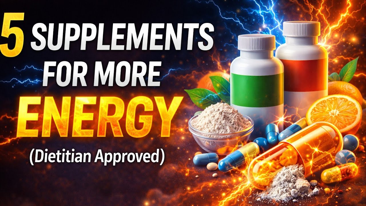 5 Supplements to Take for More Energy : Dietitian approved!