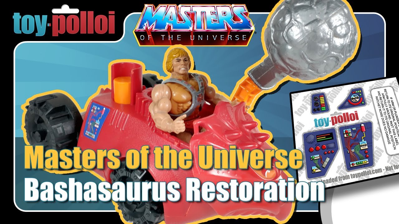 Vintage MOTU Bashasaurus Restoration - Toy Polloi