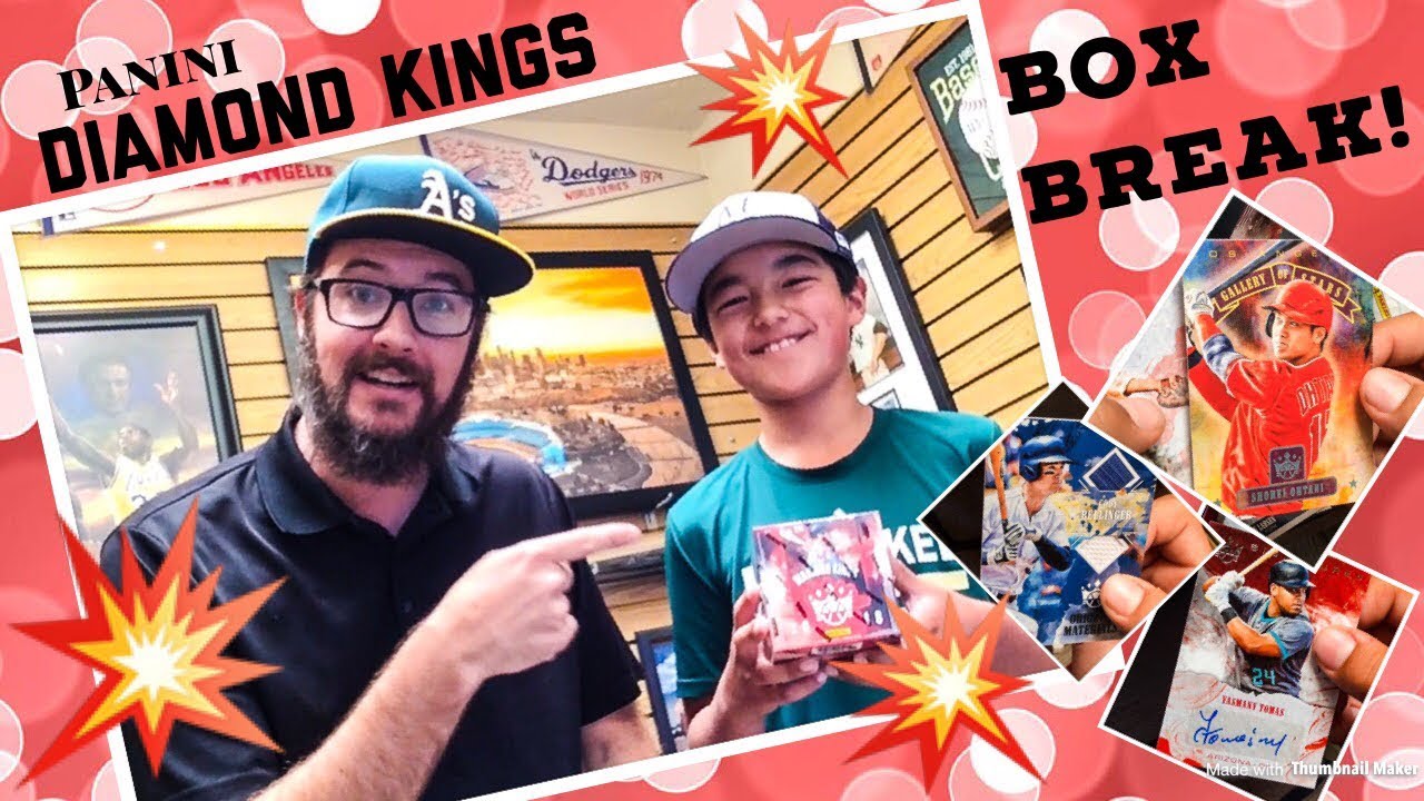 FAN BOX BREAK!! 2018 Diamond Kings Baseball!