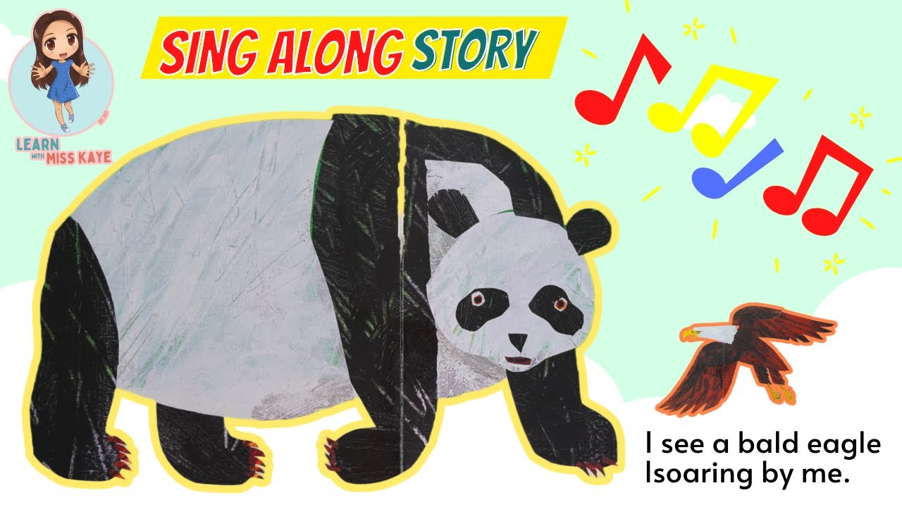 Panda Bear, Panda Bear, What Do You See Song | Eric Carle Animated Stories Read Aloud Books