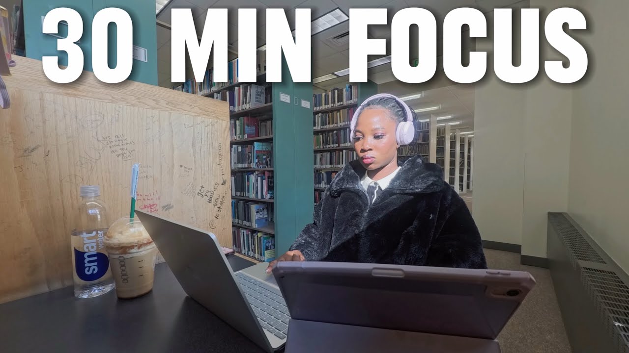 Study With Me | 30 Minute Real Time Focus Session 📚✨