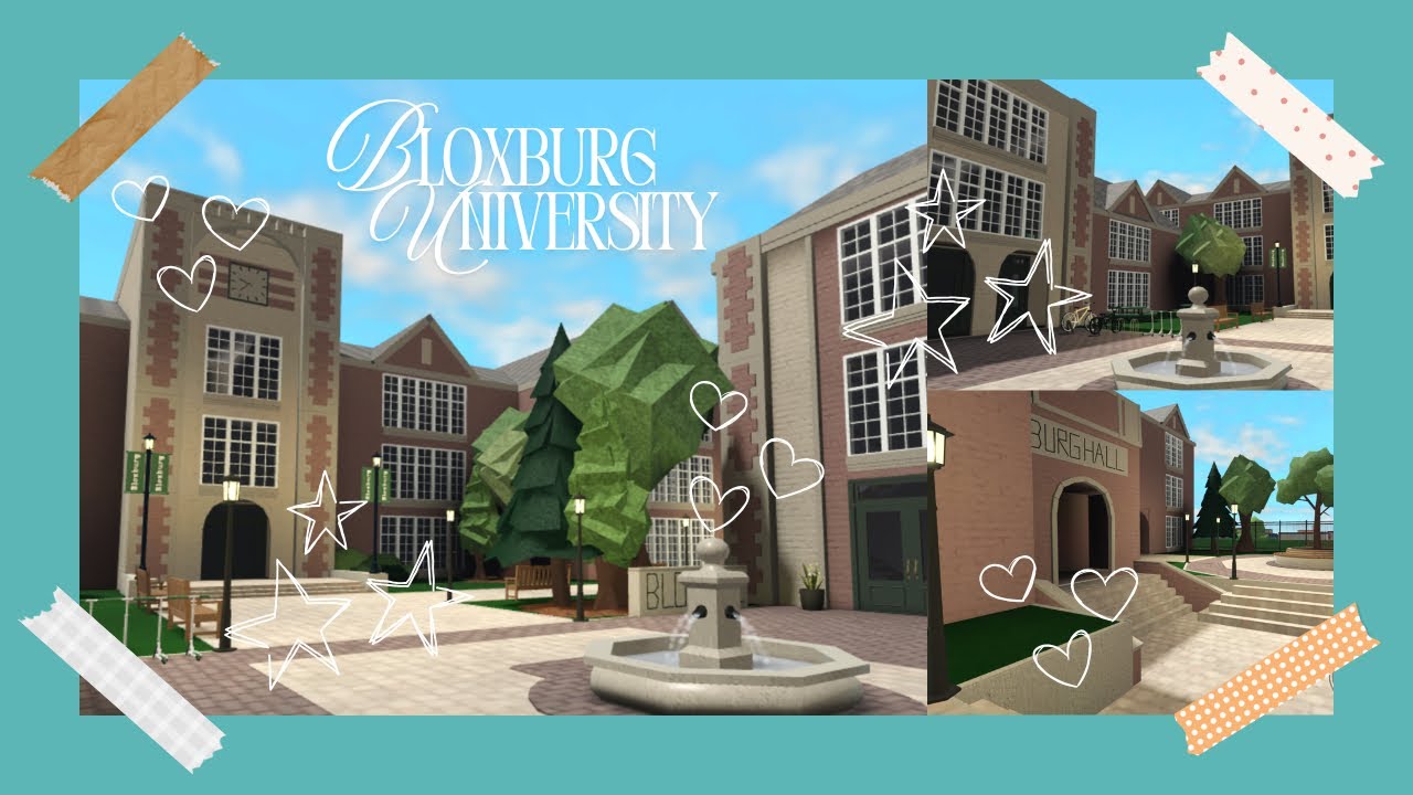 Building a UNIVERSITY in BLOXBURG | pt 1: Exterior
