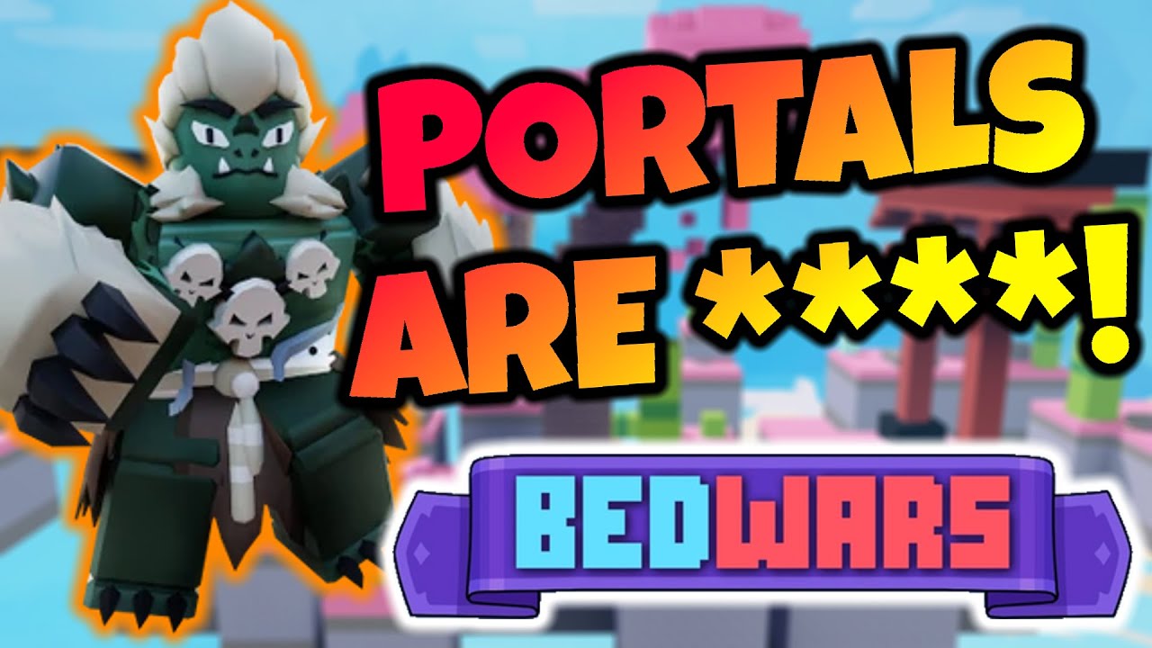 dying to a portal while testing crocowolf... (Roblox Bedwars)