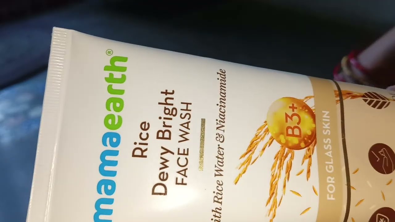 friends Mamaearth rice face wash , chala bagundi///