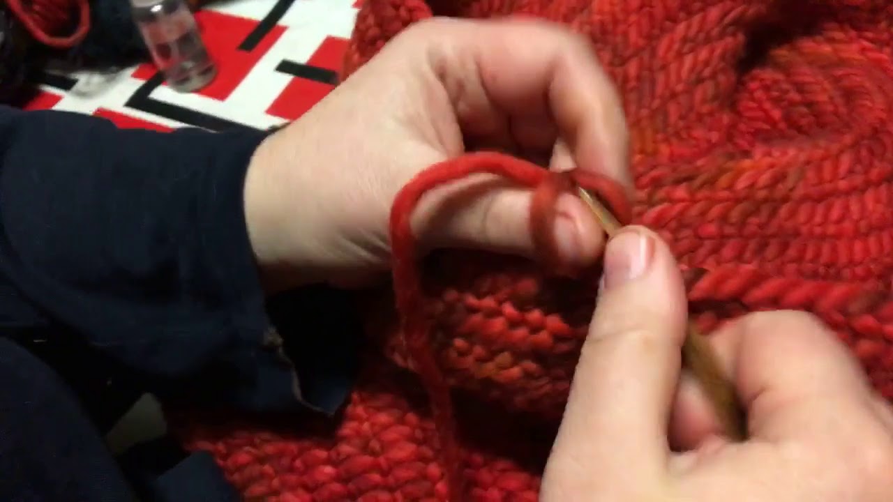 Oslo F1 at normal speed - Nalbinding / Needle-binding by Karin Byom