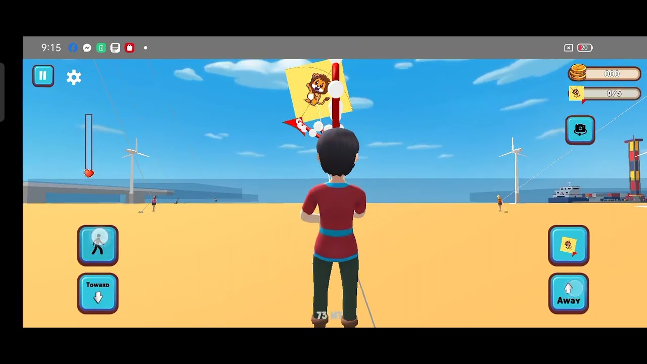 Today I had played kite adventure new game😎
