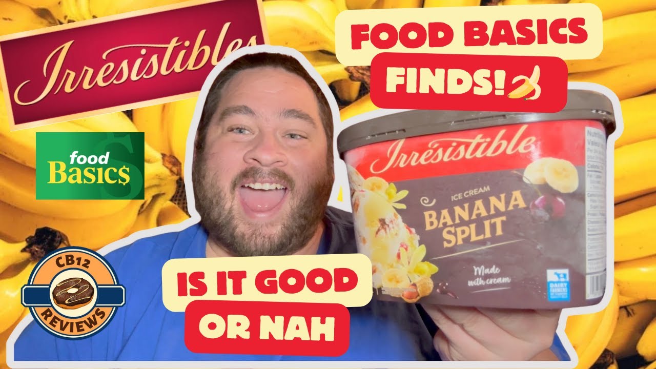🍨 Food Basics Exclusive? 🍌 Irresistibles Banana Split Ice Cream 