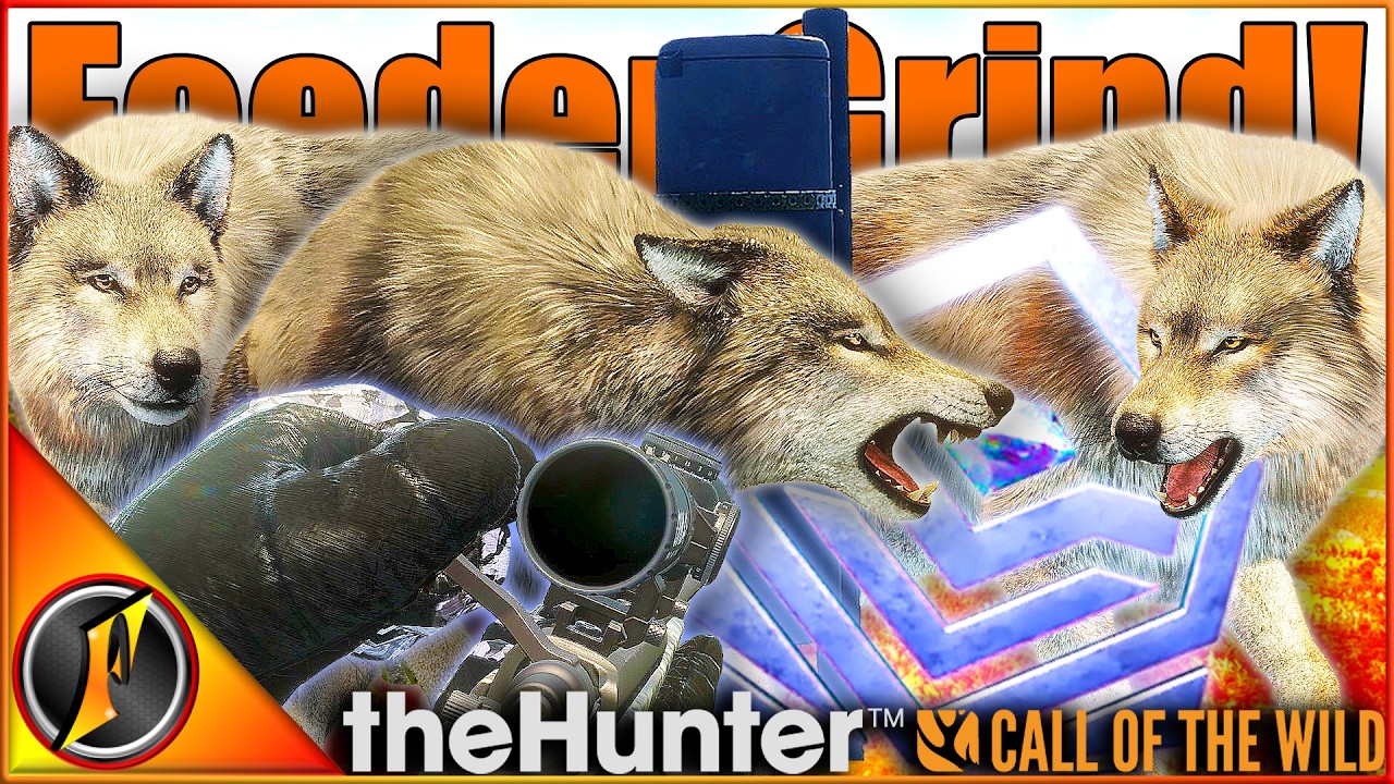 The Wolf FEEDER GRIND is AWESOME! | theHunter Call of the Wild