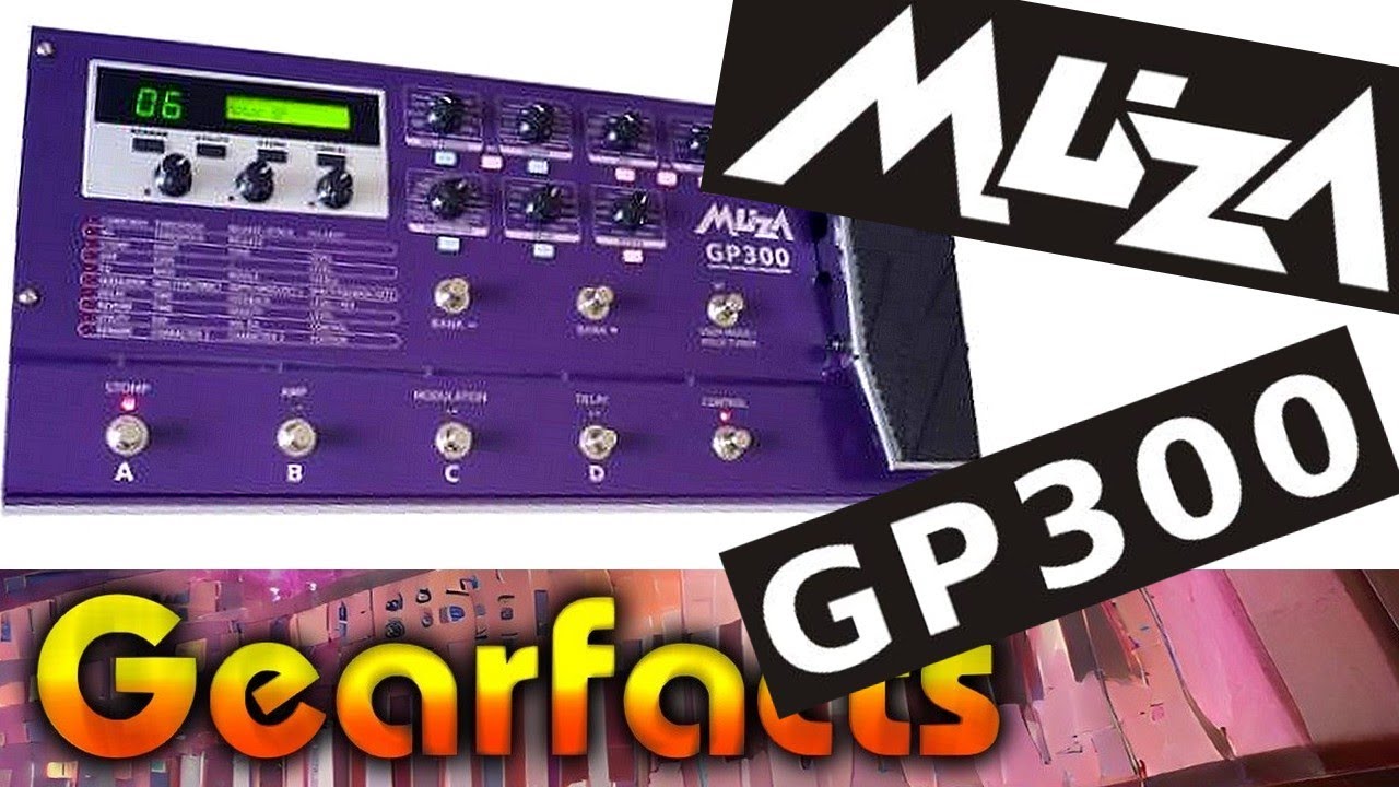 MUZA GP300, the ultra-weird, ultra-rare  multi effects pedal