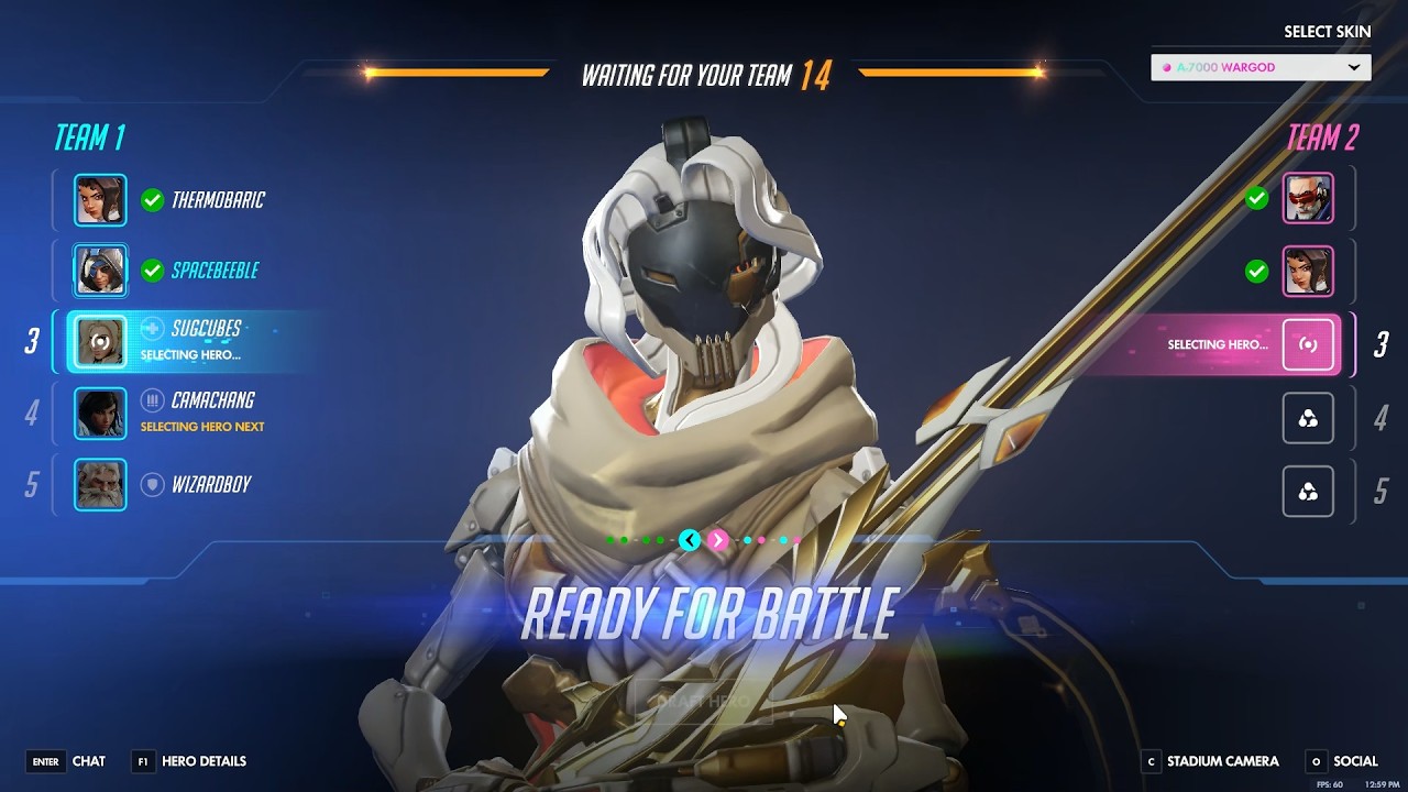 Overwatch - Ana Stadium Gameplay (No Commentary)