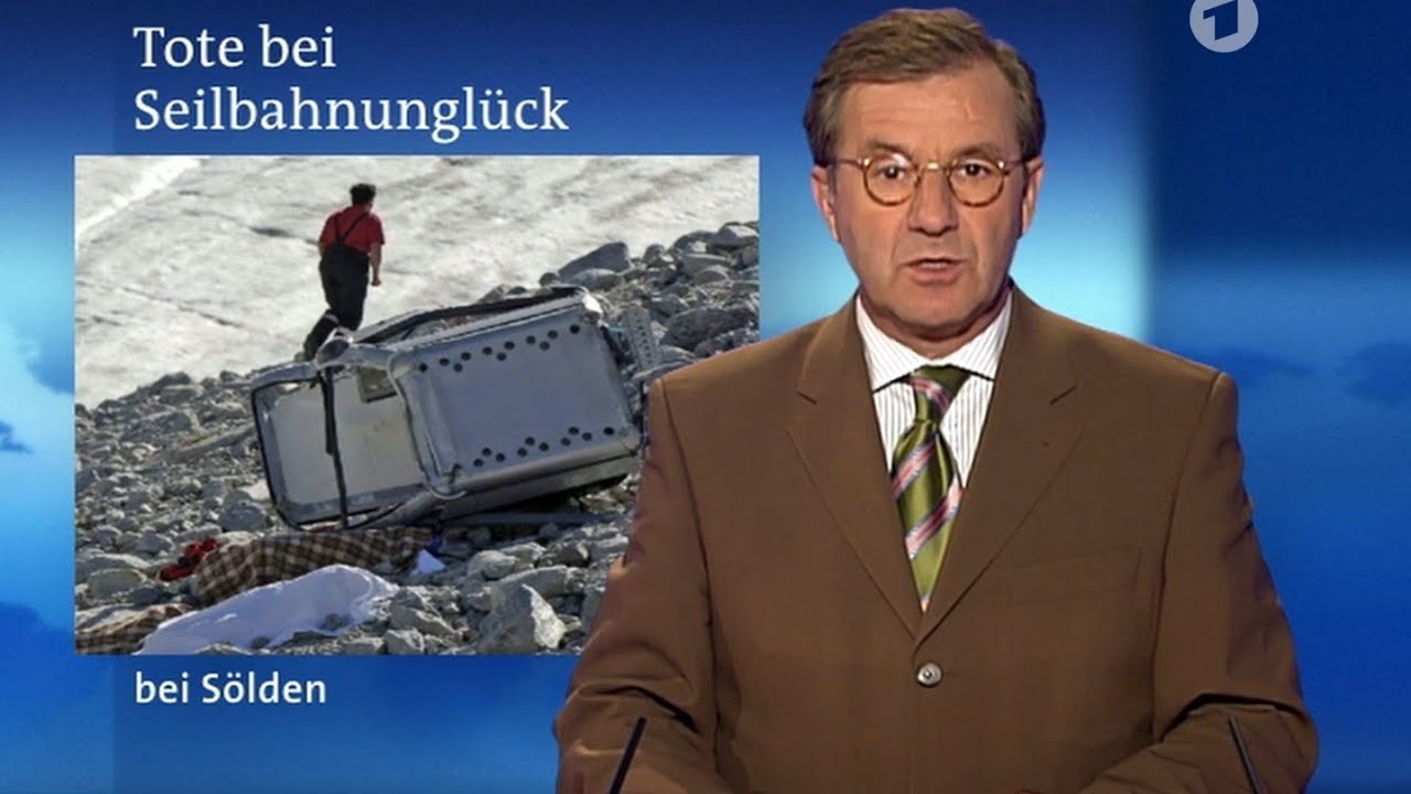 Tagesschau Berichte zum Seilbahnunglück in Sölden am 05.09.2005