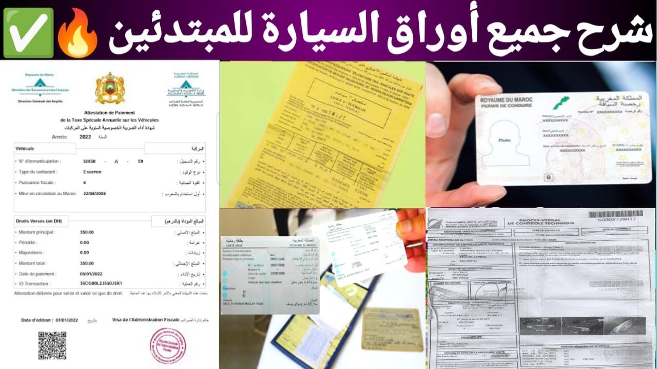 شرح أوراق السيارة شرح مفصل أوراق السيارة ومدة الصلاحية ✅ أجي تعرف شنو أوراق السيارة 🔥