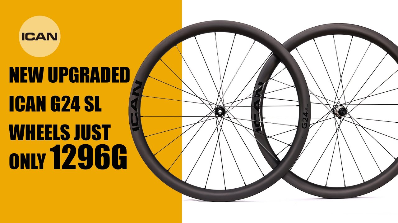 ICAN G24 SL wheels (Gen 2) just only 1296g!#icancycling #g24