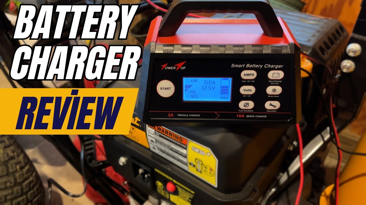TowerTop 12V Smart Car Battery Charger Review 🔋 - Fully Automatic with Engine Start & Repair Modes 🚗