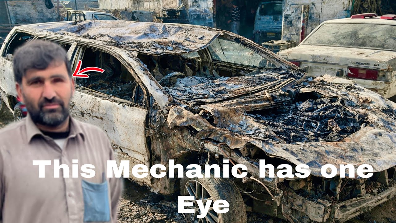 Respect This mechanic has one EYE // How Fully Restoration Accident Toyota Car Amazing Process -