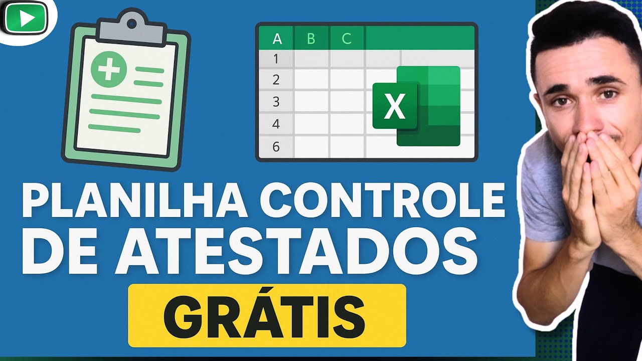 Planilha CONTROLE de atestados GR&Aacute;TIS Pronta para baixar