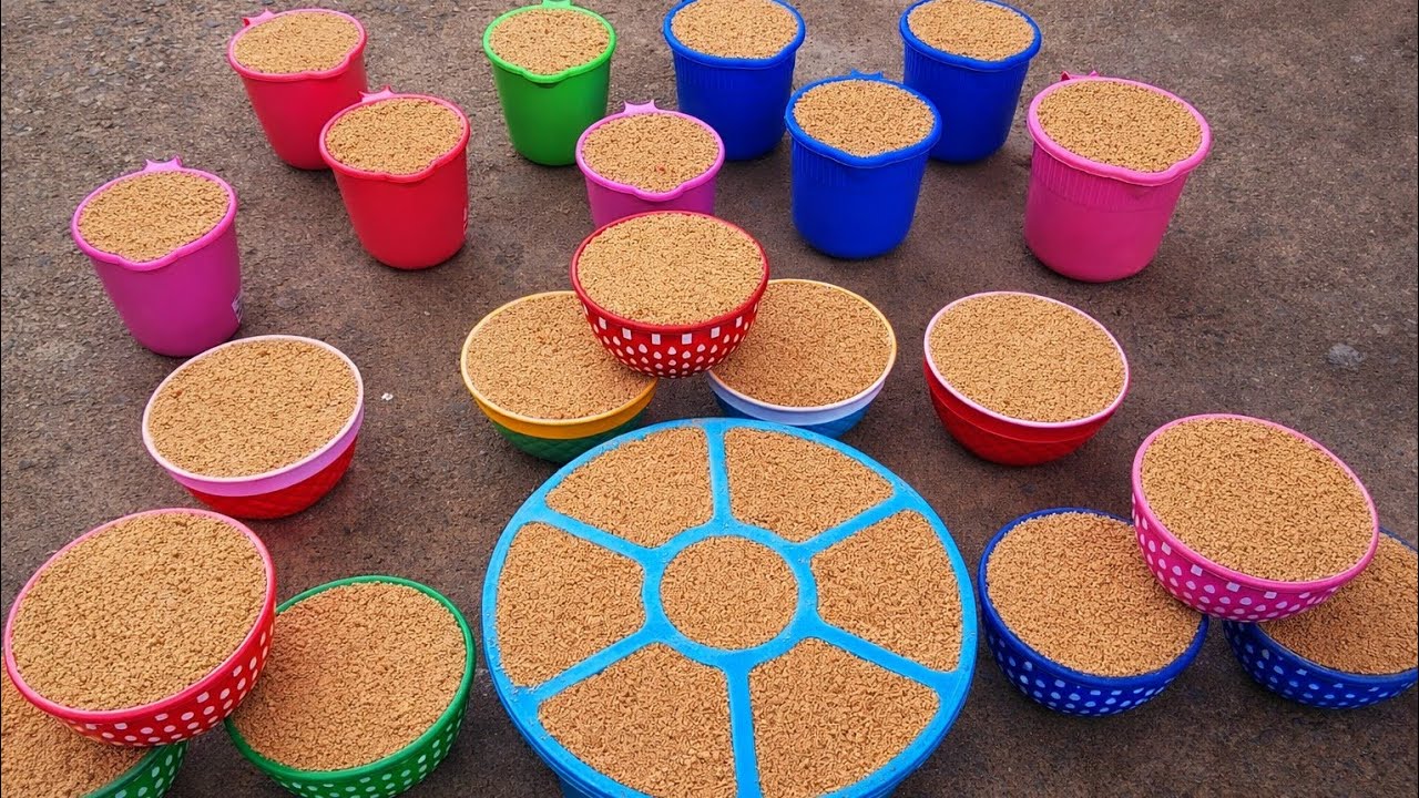 Satisfying ASMR amazing video/ how to make sand art in glass