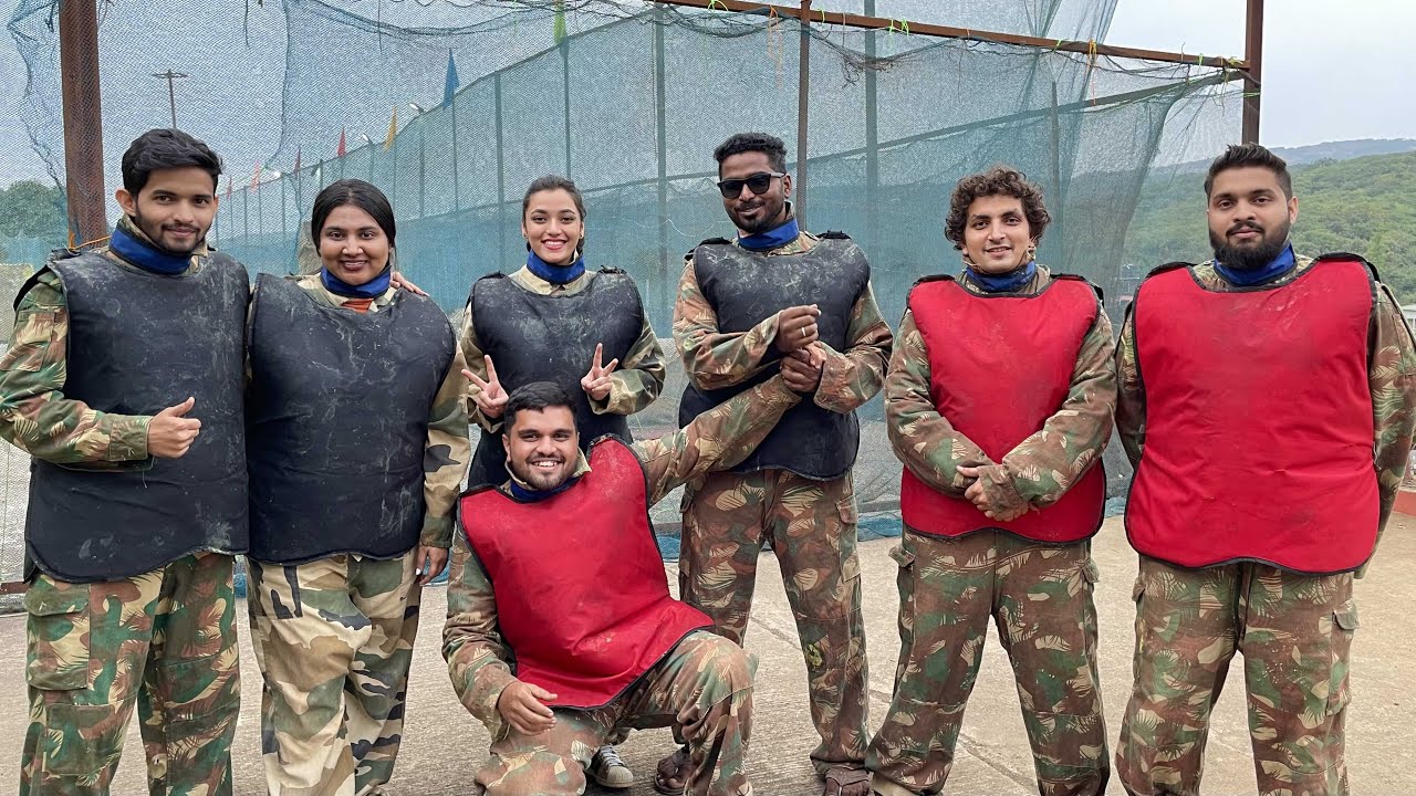 Paintball In mahabaleshwar | Red button | mahabaleshwar vlog