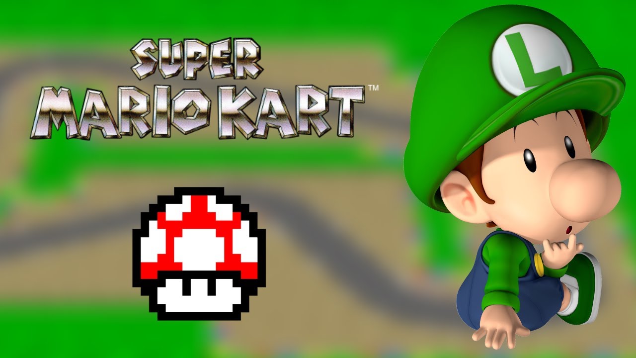 Mario Kart Wii Deluxe (Blue Edition) - SNES Mushroom Cup