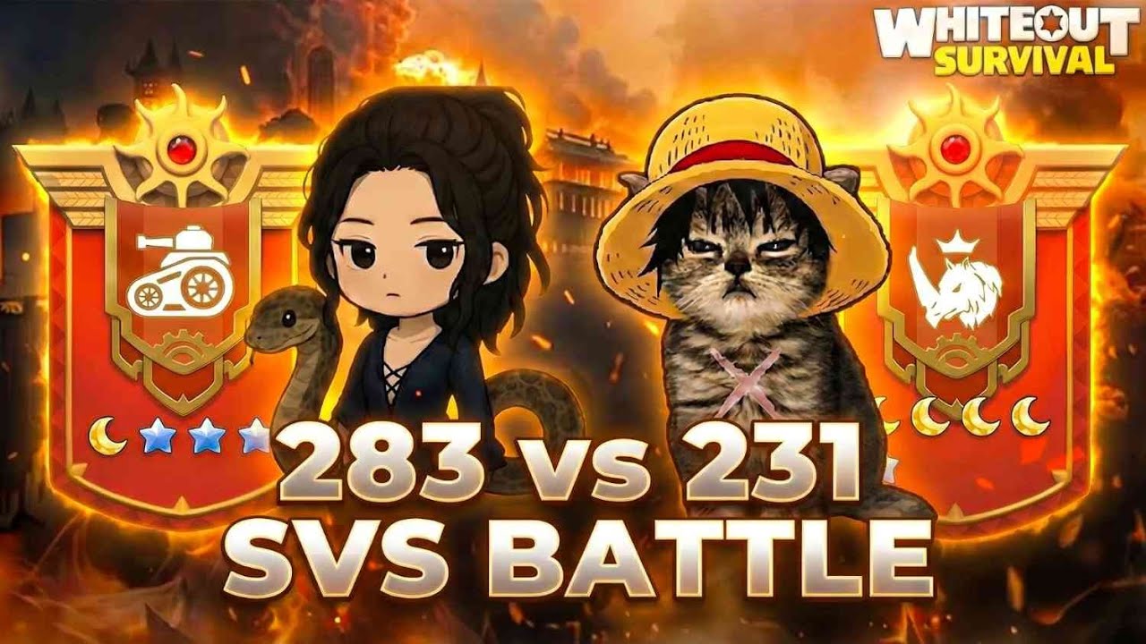 283 vs 231 SVS LIVE — BLOODBATH 💀 | Whiteout Survival
