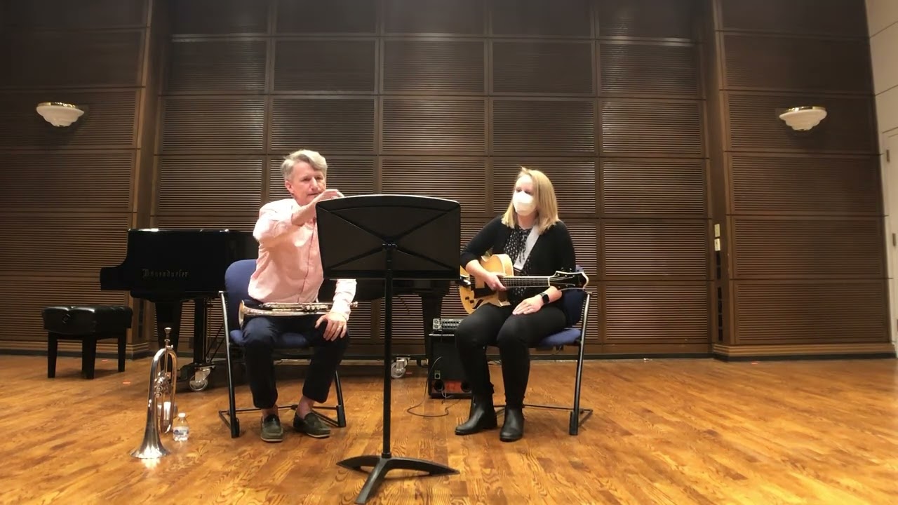 Jimmy Leach Duo at UDayton: Alone Together, Blackbird, Autumn Leaves. Taylor Nelson, guitar.