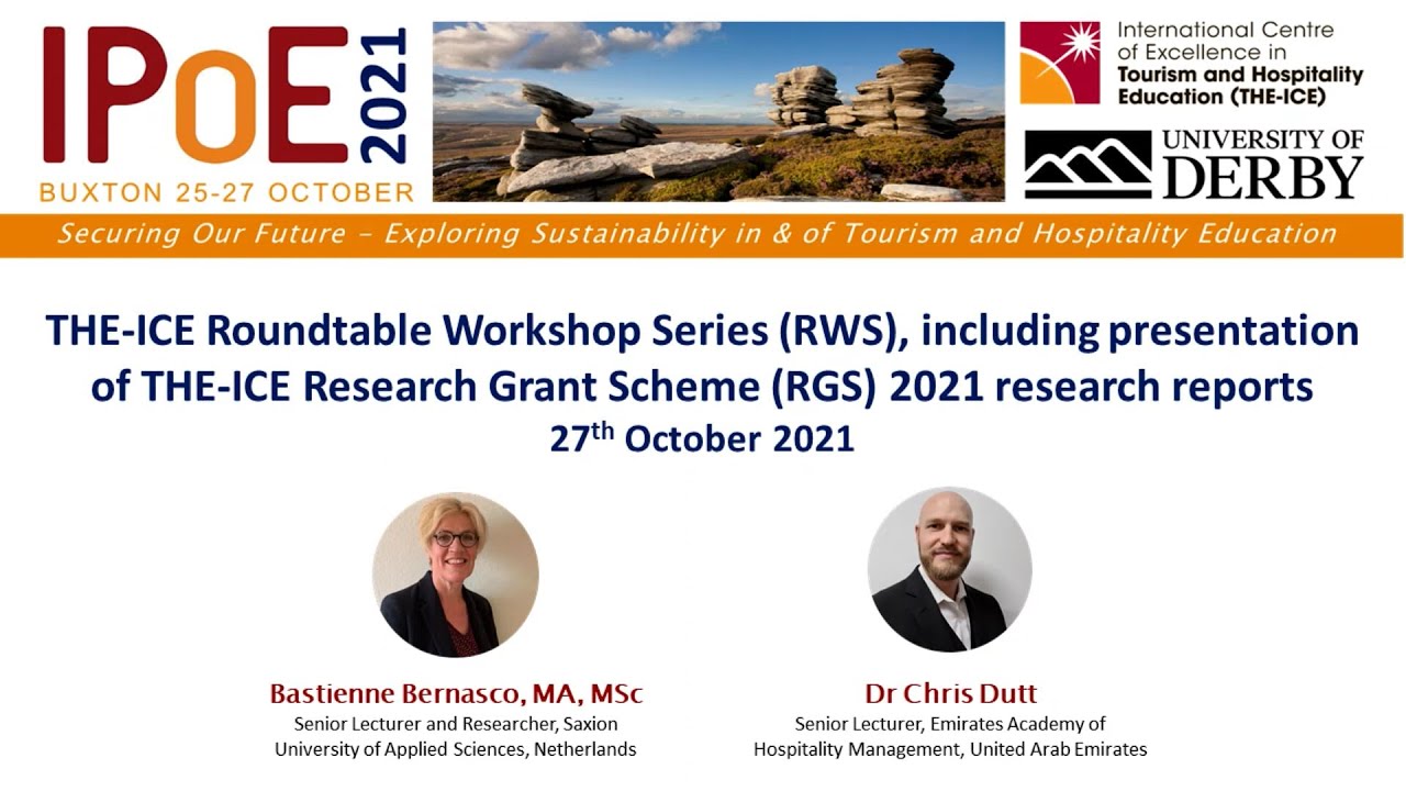 THE-ICE Roundtable Workshop Series (RWS) 2021