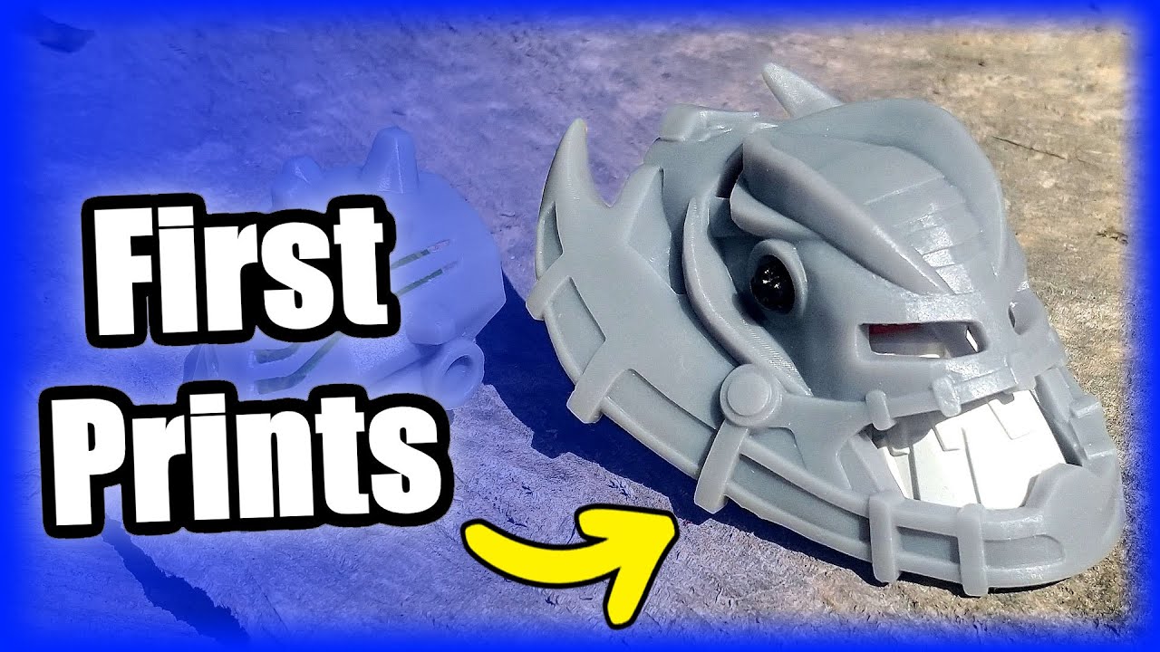 3D-печать деталей Bionicle (очень хорошо)