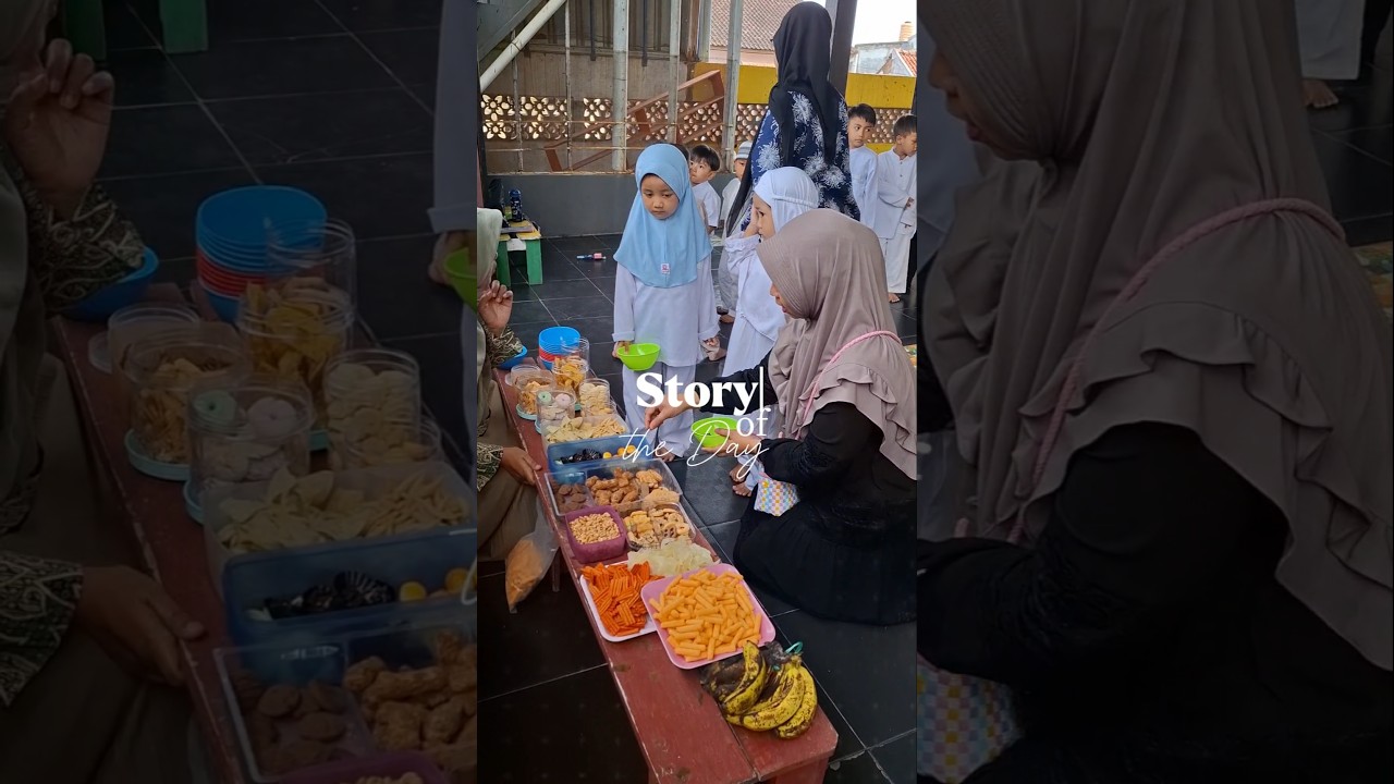 Berbagi kakaren lebaran #gurukontenkreator #shortviral #paudberkualitas#sekolahgratis #sekolahformal