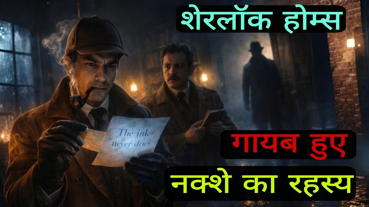 शेरलॉक होम्स। गायब नक्शे का रहस्य। Sherlock Holmes In Hindi। Detective Story in hindi। Audiobook