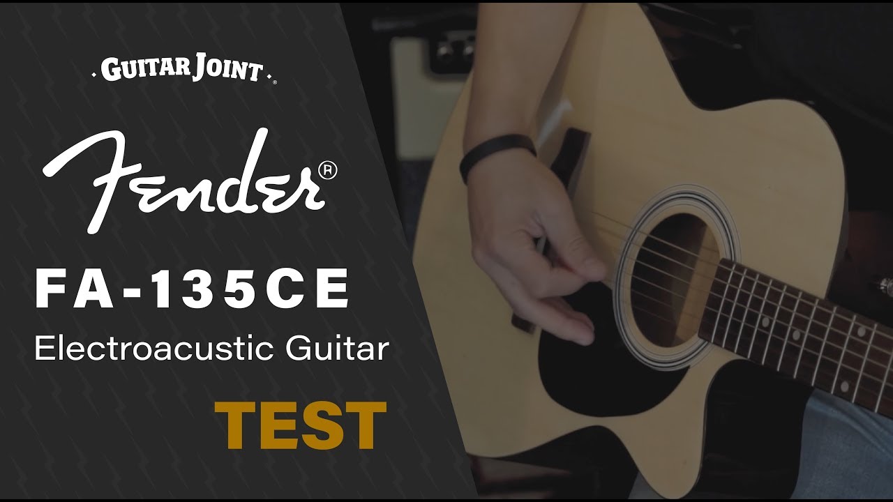 Fender FA-135CE Natural Electroacustic Guitar TEST