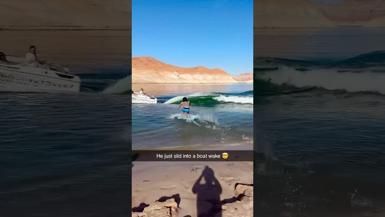 He HIJACKED a Boat Wake?