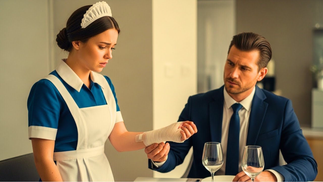 She hid her broken arm.. until her Billionaire and dangerous boss said, 
